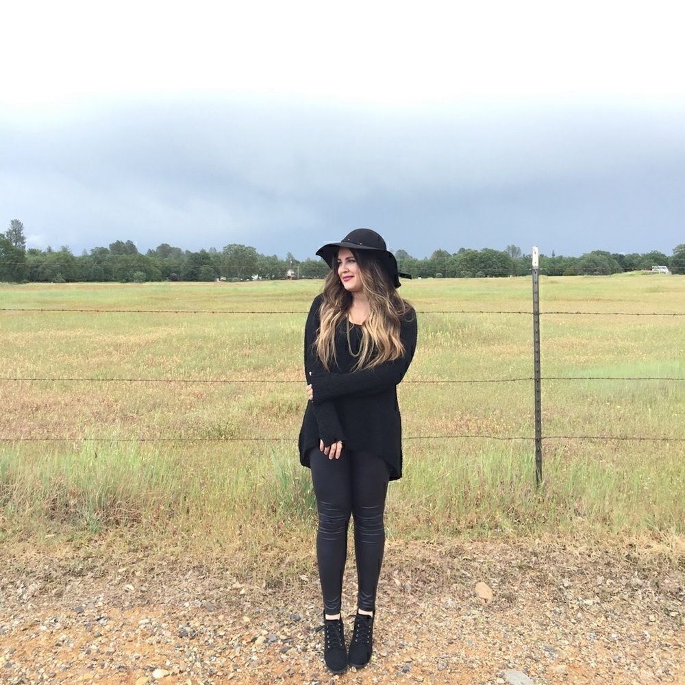 Brandy Melville Black Knit Sweater